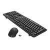 Redragon BS-7367-A Kabellose Tastatur-Maus-Kombination - Schwarz, Full-Size-Membran, 2,4 GHz, verstellbare DPI