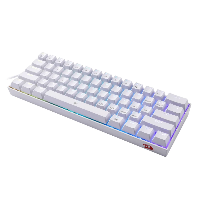 REDRAGON DRAGONBORN Kabelgebundene Mechanische Tastatur RGB 67-Tasten Design - Weiß
