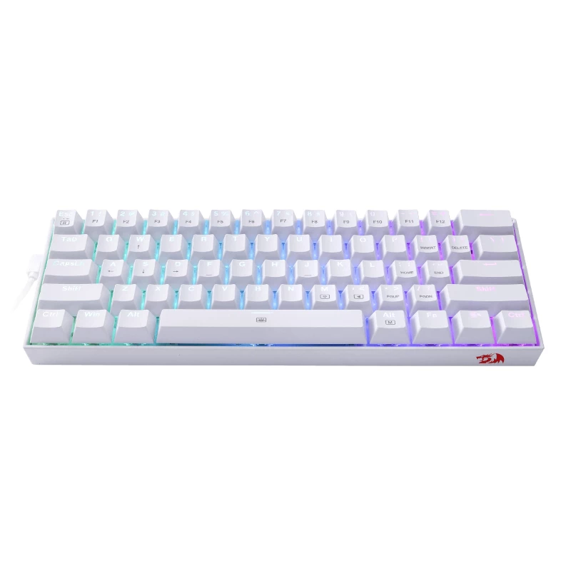 REDRAGON DRAGONBORN Kabelgebundene Mechanische Tastatur RGB 67-Tasten Design - Weiß