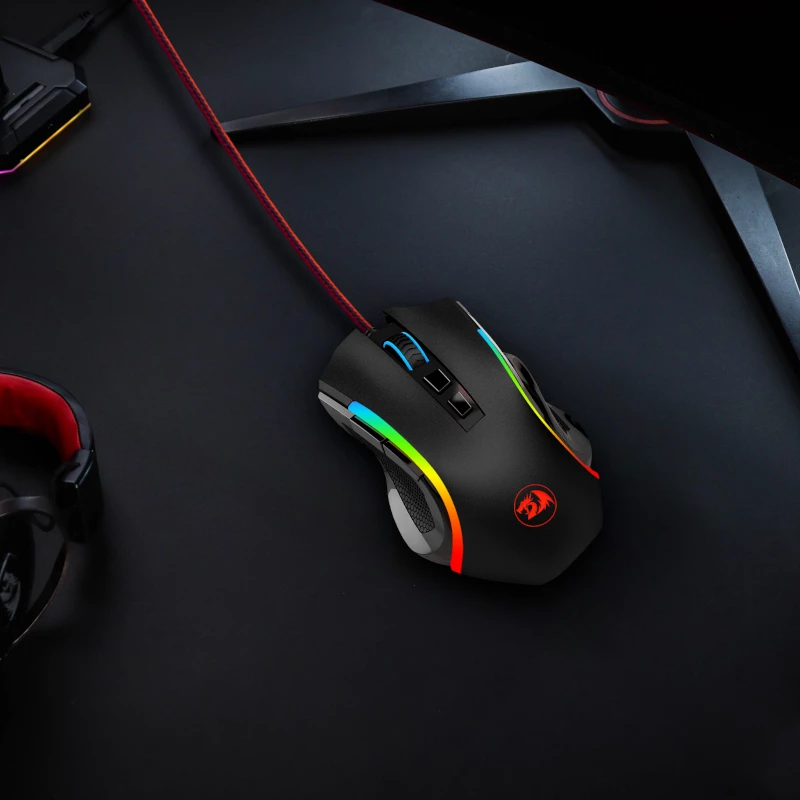 REDRAGON GRIFFIN 7200DPI Gaming-Maus - Schwarz
