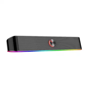 Redragon GS560 Adiemus 2.0 RGB USB/Aux Gaming-Soundbar - Schwarz