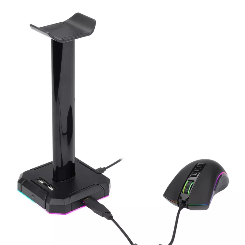 Redragon HA300 Scepter Pro RGB Headset-Ständer mit 4-Port-USB-2.0-Hub