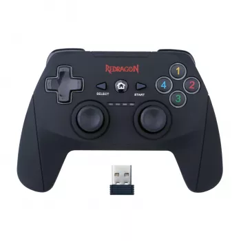 Redragon HARROW Kabelloser X/D-Input PC-Controller - Schwarz