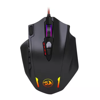 REDRAGON IMPACT 12400DPI MMO Gaming-Maus - Schwarz