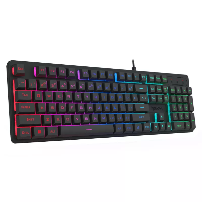 Redragon K521 RGB NETHERBANE 104-Tasten Membran Gaming-Tastatur