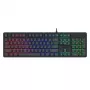 Redragon K521 RGB NETHERBANE 104-Tasten Membran Gaming-Tastatur