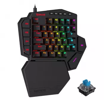 Redragon K585 DITI ELITE PRO RGB 40% Kabellose Mechanische Gaming-Tastatur - Blaue Switches