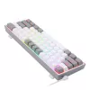 Redragon K617 FIZZ 60% kabelgebundene RGB Gaming-Tastatur - Weiß/Grau