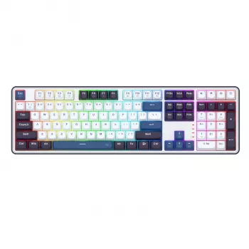 Redragon K689 WYVERN RGB Kabelgebundene Mechanische Tastatur - Weiß/Schwarz