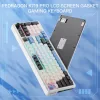 Redragon K719WGB GALATIN RGB PRO kabellose mechanische Gaming-Tastatur in voller Größe - Weiß