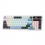 Redragon K719WGB GALATIN RGB PRO kabellose mechanische Gaming-Tastatur in voller Größe - Weiß
