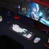 Redragon K762WB-RGB-PRO LCD Full-size Gasket Mechanische Tastatur - Schwarz