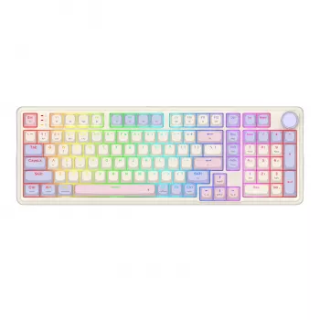 Redragon K768VI-WL Tri-Mode RGB Mechanische Gaming-Tastatur – 100 Tasten Hot-Swappable (Schwarz)