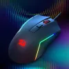 Redragon M616 TRIDENT 10000DPI RGB Gaming-Maus - Schwarz