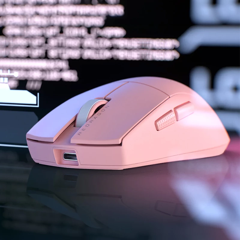 REDRAGON M916 PRO 1K 3-Modus kabellose Gaming-Maus - Pink