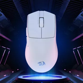 Redragon M916 PRO 1K 3-Mode Wireless Gaming-Maus – Weiß