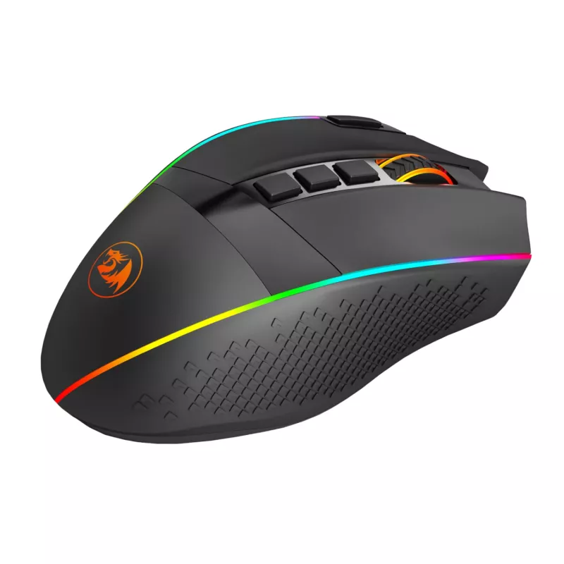 Redragon M991 RGB PRO ENLIGHTENMENT 26000 DPI Tri-Mode kabellose Gaming-Maus - Schwarz