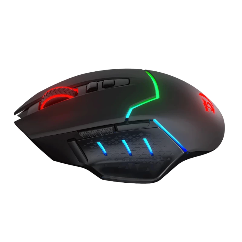 REDRAGON Mirage Pro 8000DPI RGB kabellose Gaming-Maus - Schwarz