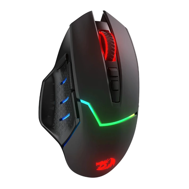 REDRAGON Mirage Pro 8000DPI RGB kabellose Gaming-Maus - Schwarz
