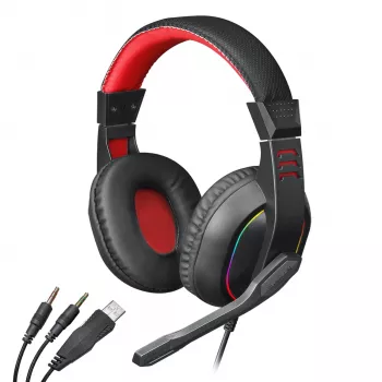 Redragon Over-Ear ARES Aux RGB Gaming-Headset - Schwarz