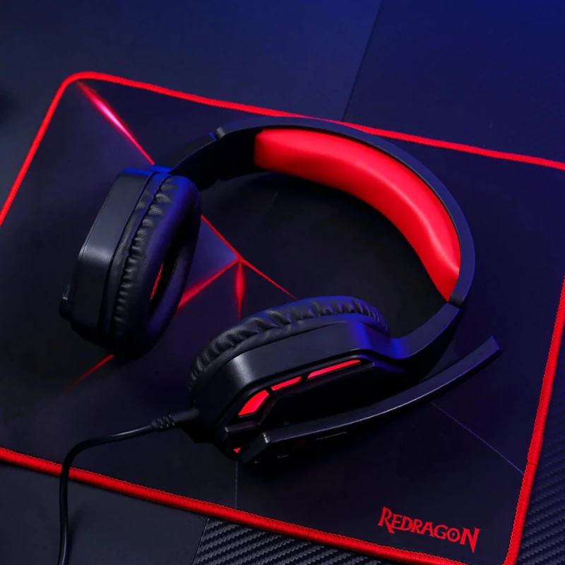 REDRAGON Over-Ear THEMIS Aux Gaming-Headset - Schwarz
