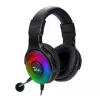 REDRAGON PANDORA H350 RGB Over-Ear Gaming-Headset mit abnehmbarem Mikrofon, 50-mm-Treibern, 3,5-mm-Audio und USB-RGB-Stromversorgung, Schwarz