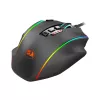 REDRAGON PERDICTION 4 12400DPI RGB MMO ergonomische Gaming-Maus - Schwarz