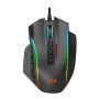 REDRAGON PERDICTION 4 12400DPI RGB MMO ergonomische Gaming-Maus - Schwarz