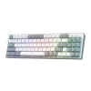 REDRAGON Pollux 65% kabelgebundene mechanische Gaming-Tastatur, Hot-Swap-fähige rote Switches, RGB-Hintergrundbeleuchtung, abnehmbares USB-C, NKRO, Schwarz