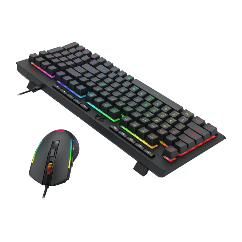 Redragon RD-S149 4-in-1 Gaming-Kombo: RGB-Tastatur, optische Maus, Headset & Mauspad