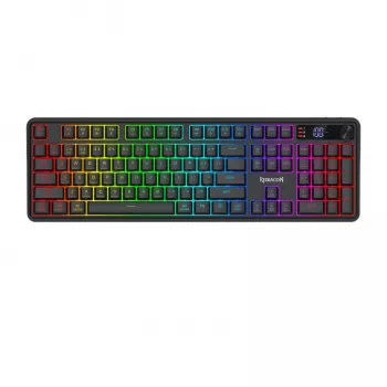 Redragon RM104 PRO VOLCANO RGB kabellose mechanische Gaming-Tastatur - Schwarz