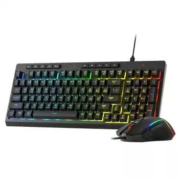 Redragon RYLO S141 Membrane Gaming Tastatur und Maus Kabelgebundenes Combo