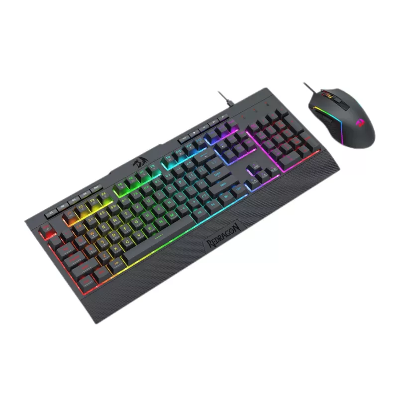 Redragon S151 RGB Gaming-Tastatur- und Maus-Kombo - Schwarz