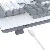 Redragon S151 Kabelgebundenes RGB Gaming-Tastatur- und Maus-Set - Weiß und Grau