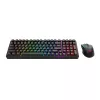 Redragon S162 RGB 3-Modus Wireless Mechanische Gaming Tastatur und Maus Combo - Schwarz