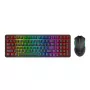 Redragon S162 RGB 3-Modus Wireless Mechanische Gaming Tastatur und Maus Combo - Schwarz