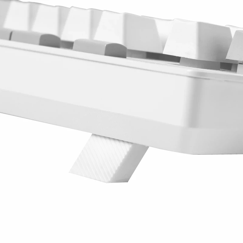 REDRAGON SHIVA Membran-Tastatur - Weiß, Full-Size RGB-Hintergrundbeleuchtung, 6 Makrotasten, abnehmbare Handballenauflage, kabelgebundenes USB