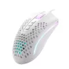 REDRAGON STORM WIRED RGB Gaming-Maus - leichtes Waben-Design, 12400 DPI, 7 programmierbare Tasten, Omron-Schalter, PTFE-Füße