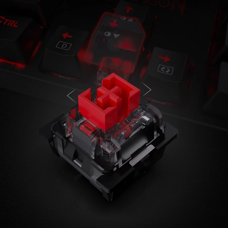 Redragon SURARA K582RGB Mechanische RGB-Gaming-Tastatur - Schwarz