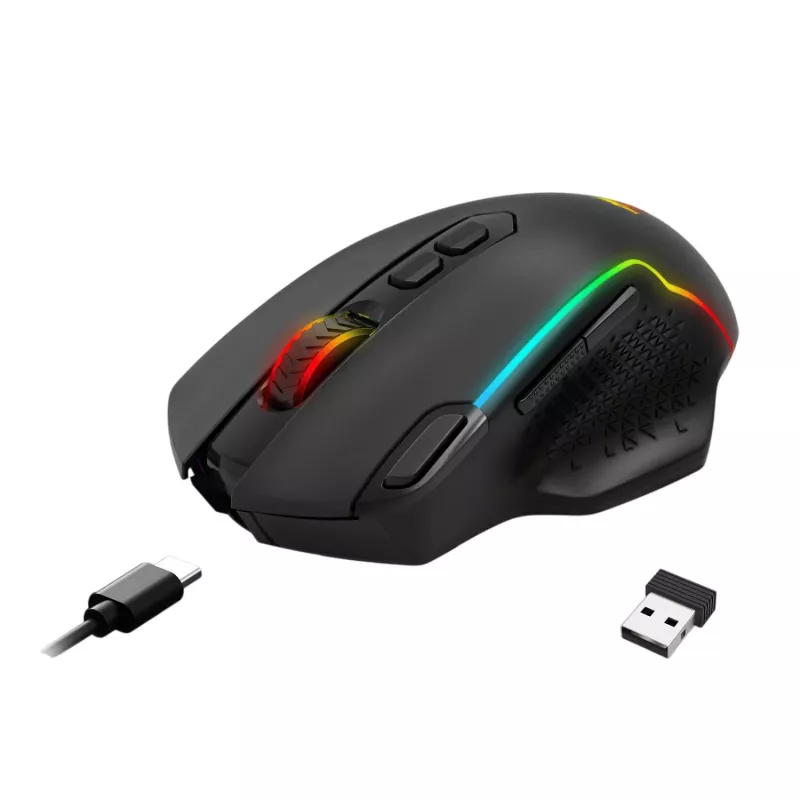 Redragon TAIPAN MAX 12000DPI kabellose Gaming-Maus – Schwarz