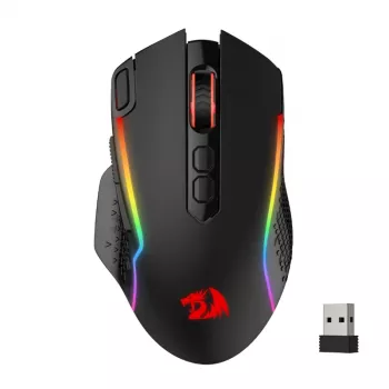REDRAGON Taipan Pro 10000DPI RGB kabellose Gaming-Maus - Schwarz