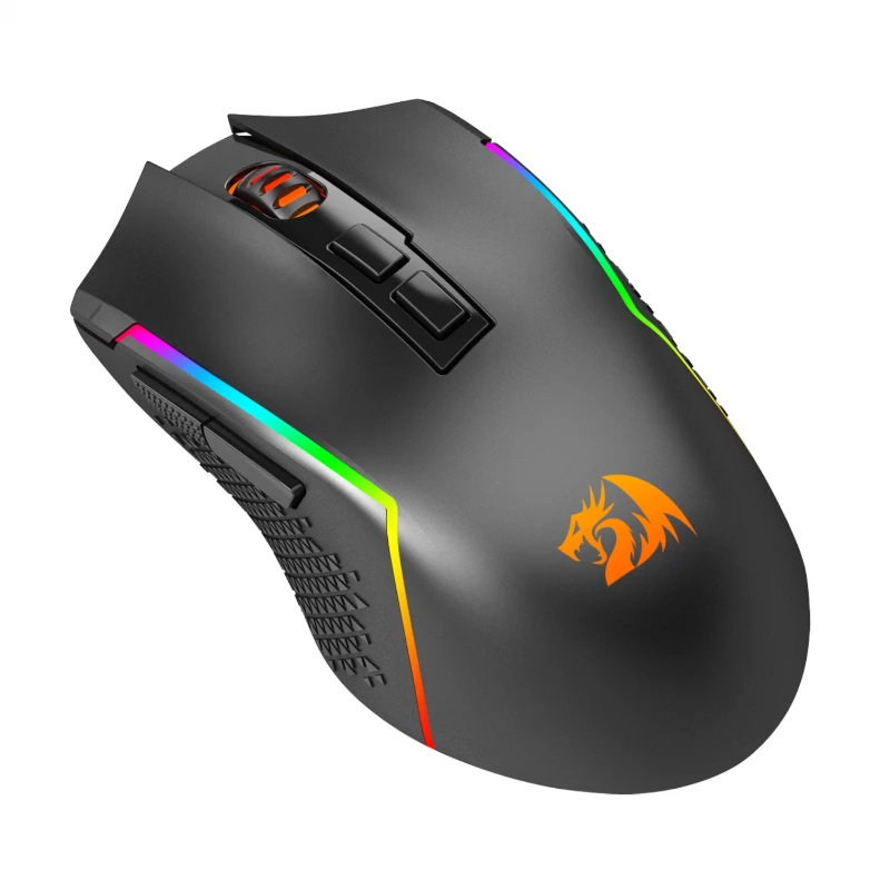 REDRAGON Trident Pro 8000DPI RGB Gaming-Maus - Schwarz
