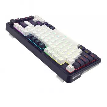 Redragon UCAL K673 PRO 65% Tri-Mode Kabellose Mechanische Gaming-Tastatur - Schwarz (Hot-Swappable, Gasket Mount, RGB)