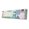 Redragon WYVERN K761 Pro Full-Size RGB Kabellose Mechanische Gaming-Tastatur - Weiß/Grün