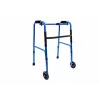 REH Balkonik RF-131 Reciprocal Walking Frame mit 8-stufiger Höhenverstellung, silberner Aluminium-Faltbarer Mobilitätshilfe, 120 kg Belastbarkeit