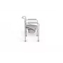 REH Bruno RF-801 Toilettenstuhl mit höhenverstellbarer Sitzhöhe und herausnehmbarem Eimer