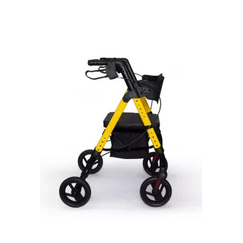 REH Marsylia Vierrad-Rollator mit Sitz, Gelb RF-617/Ż