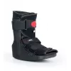 REH O-1183/XL Short Air Walker Boot – Pneumatischer Knöchel- und Fuß-Immobilisator, Schaukelsohle, Schwarz/Grau, Größe XL