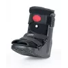REH O-1183/XL Short Air Walker Boot – Pneumatischer Knöchel- und Fuß-Immobilisator, Schaukelsohle, Schwarz/Grau, Größe XL