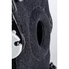 REH Stabilmax O-1241/M Offene Patella Kurze Kniebandage, Medium, Schwarz